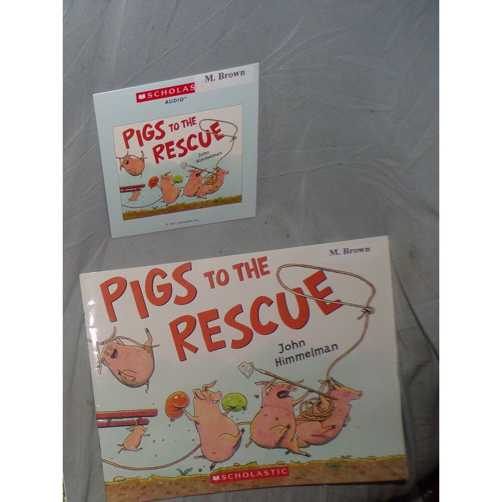 Pigs to the Rescue John Himmelman book with read along cd
